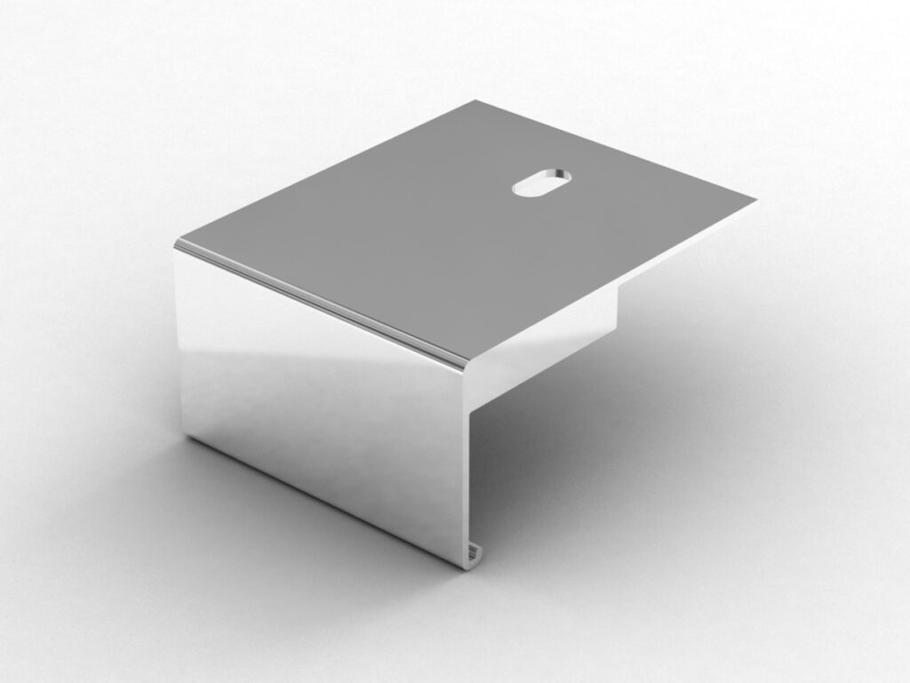 Aluminium End Cap Lock 65mm