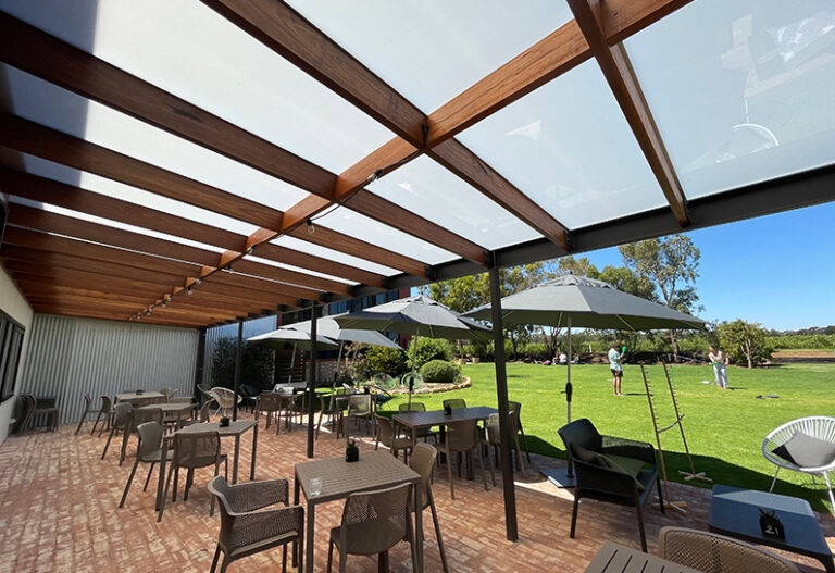 Sunglaze: a glass-look roofing option that actually makes sense outdoors